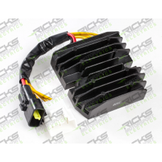 Rick's Motorsports Electrics Universal Style Hot Shot Series Rectifier-Regulator for Suzuki Burgman 650 '03-20, Boulevard M90 '09-20